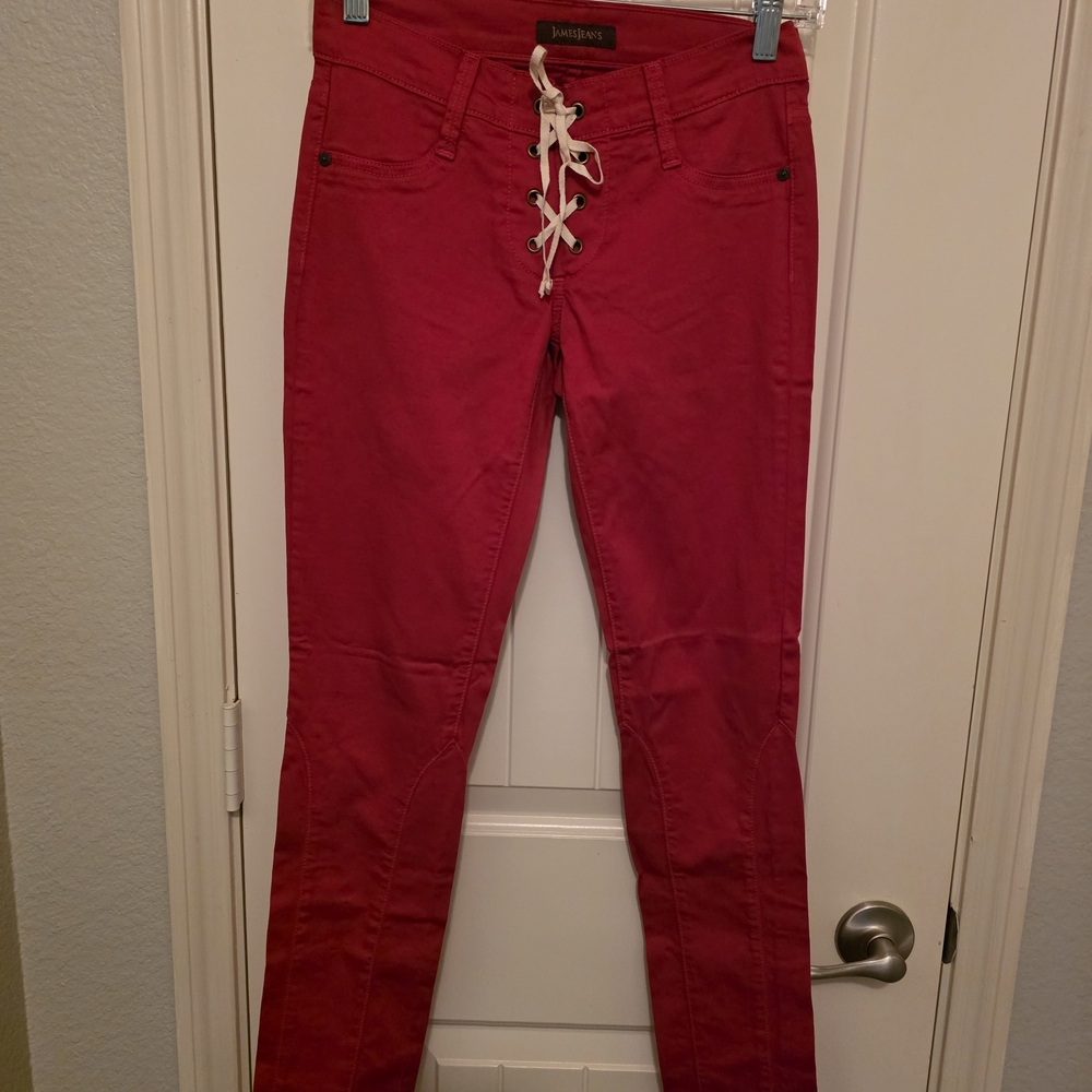 James Jeans Red Skinny Jeans